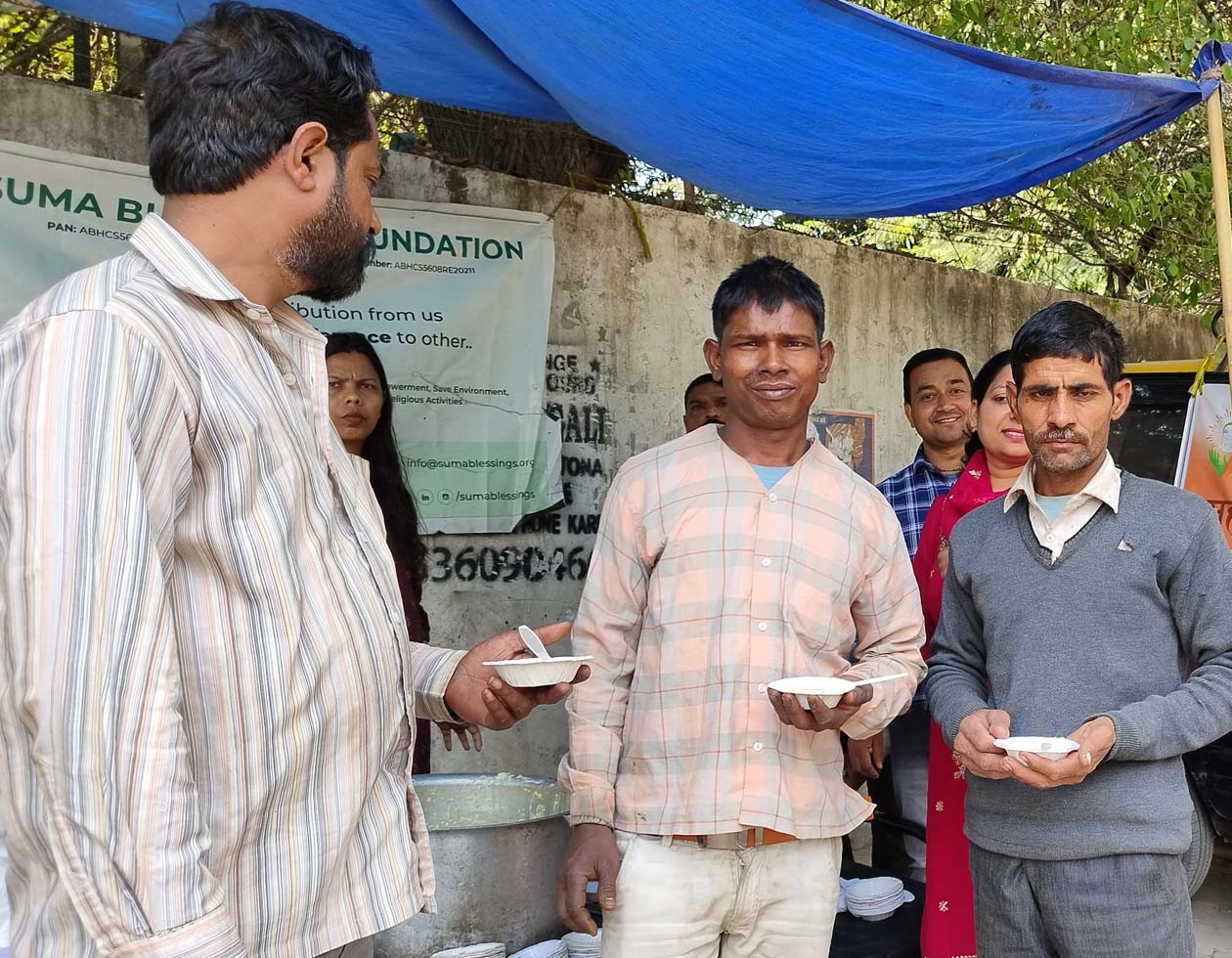 Suma Blessings - Maha Shivratri 2025 Kheer Distribution at Shri Ram Temple, Kamarpal