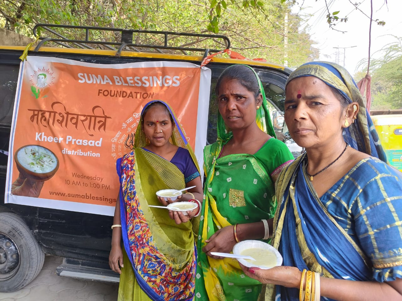 Suma Blessings - Maha Shivratri 2025 Kheer Distribution at Shri Ram Temple, Kamarpal