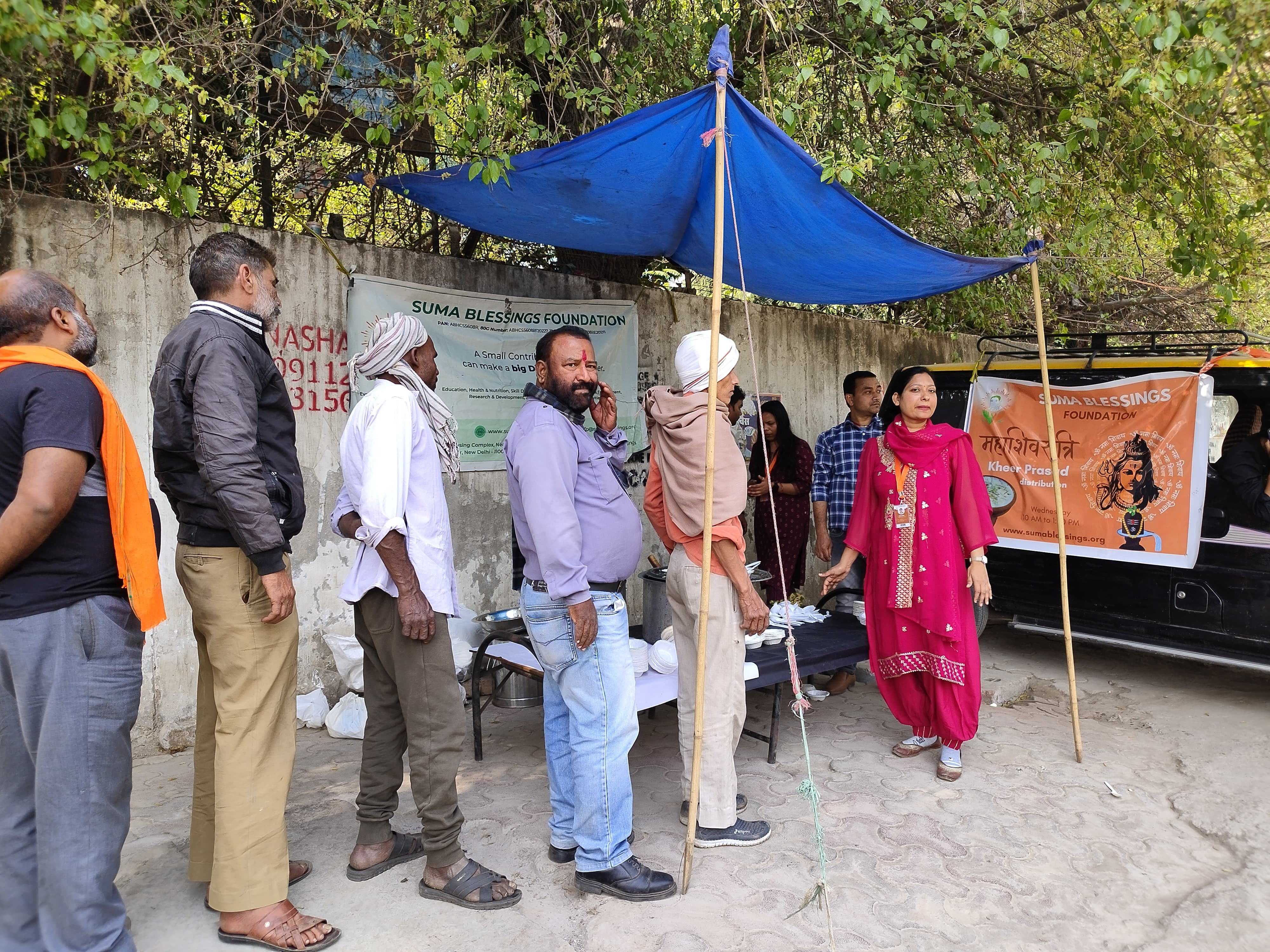 Suma Blessings - Maha Shivratri 2025 Kheer Distribution at Shri Ram Temple, Kamarpal
