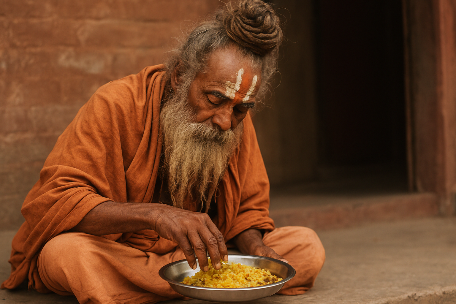 Sadhu Bhojan Seva- Shri Ram Temple Kamarpal