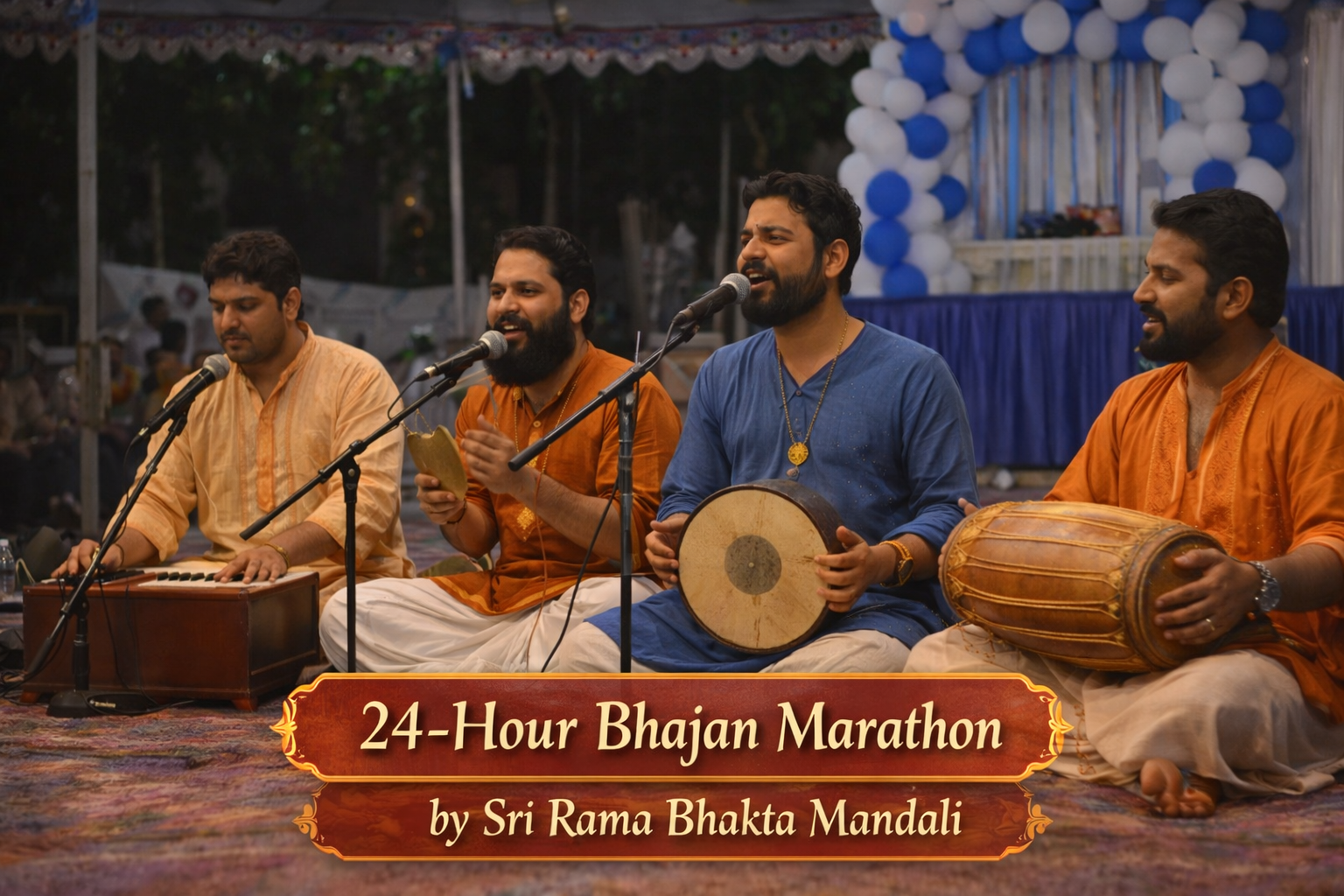 24-Hour Bhajan Marathon